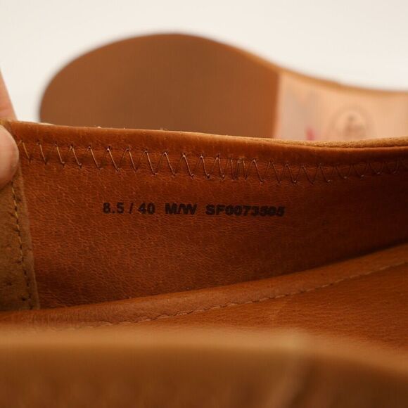 Sofft Kenni Ballet Flat Shoes Women's 8.5M Brown Leather Comfort Slip On Loafers - Picture 10 of 11